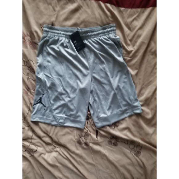 Jordan Rise Striped Triangle Basketball Shorts Men's Size Large  Color: Wolf Gra - Picture 4 of 11